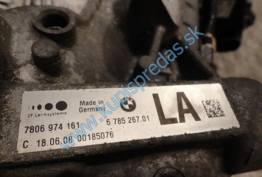Elektrické servoriadenie - prevodovka riadenia BMW E81 - E93  